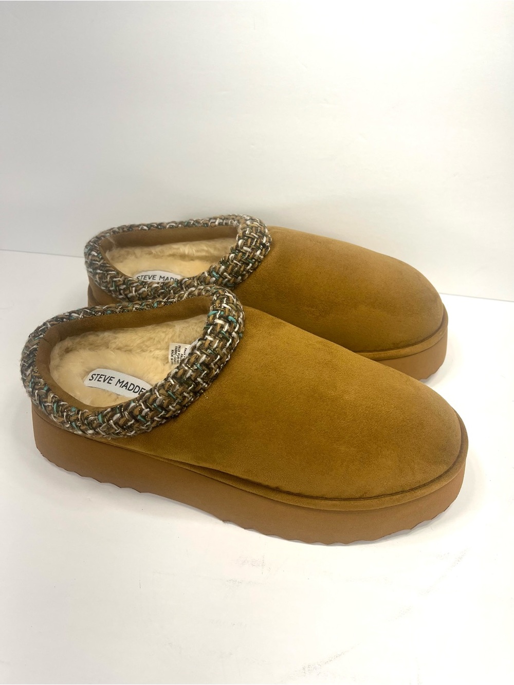Steve Madden Chestnut Brown Suede Slip-On Slipper Clogs Size 10 new in box